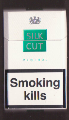 Silk Cut (Silver) KS-20-H (white And Silver) - England