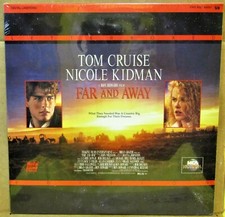 FACTORY SEALED LASER DISC "FAR AND AWAY" A 1992 2 DISC LETTER BOXED RELEASE