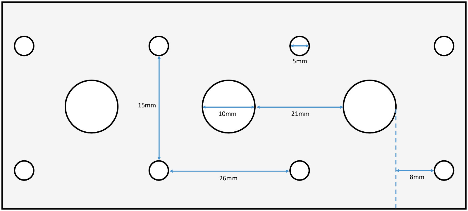 CQFD 2000-61585 Perf Cold Pressed Flat Steel 1000mx40mm P40 for  