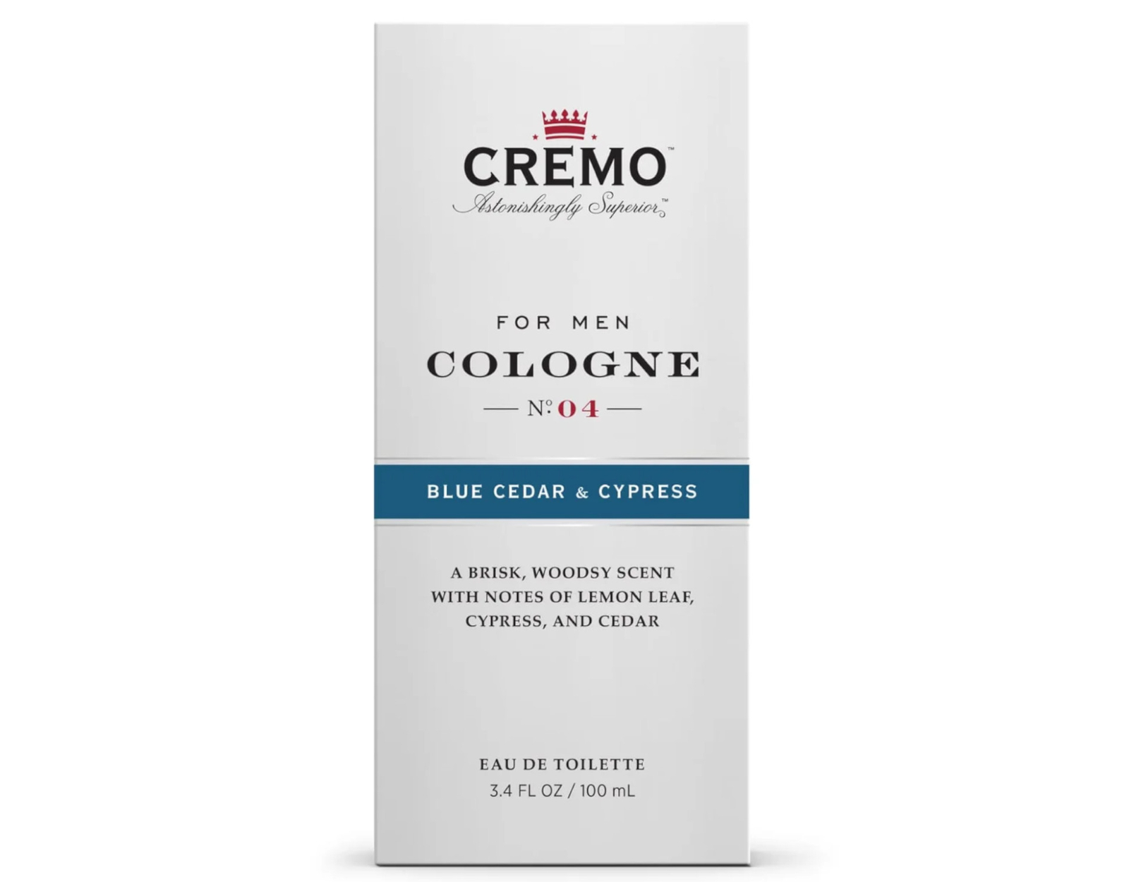 For Men, Blue Cedar & Cypress 3.4 Fl. Oz. - Pack Of 1