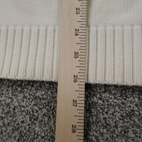 VTG Tommy Hilfiger Sweater Mens XL White Flag Heavy Knit Crewneck Sweatshirt 90s - 第 8/9 張圖片