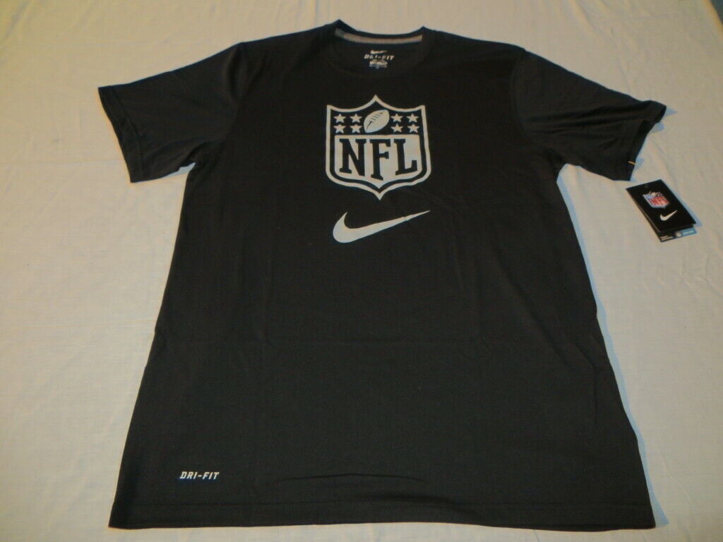 NFL Draft Nike Dri-Fit Men's T-shirt Black New Special