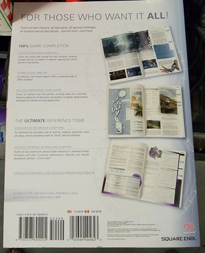 Final Fantasy XIII-2: The Complete Official Guide by Piggyback Pre owned Book - Bild 3 von 3