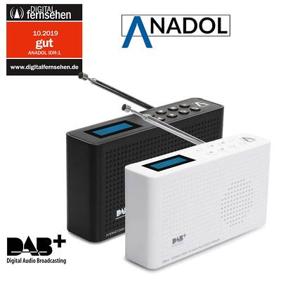 DAB Plus digital Radio Anadol IDR-1 DAB+ UKW FM Internet Bluetooth Lautsprecher