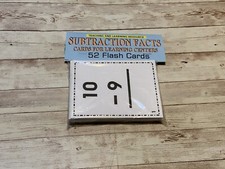 SUBTRACTION FACT - Cards for Learning Center 52 Cards- Teaching supplies