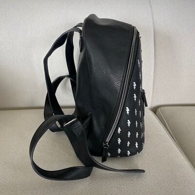 Harry Potter Bolt Black Backpack Faux Vegan Leather Danielle  display picture 1