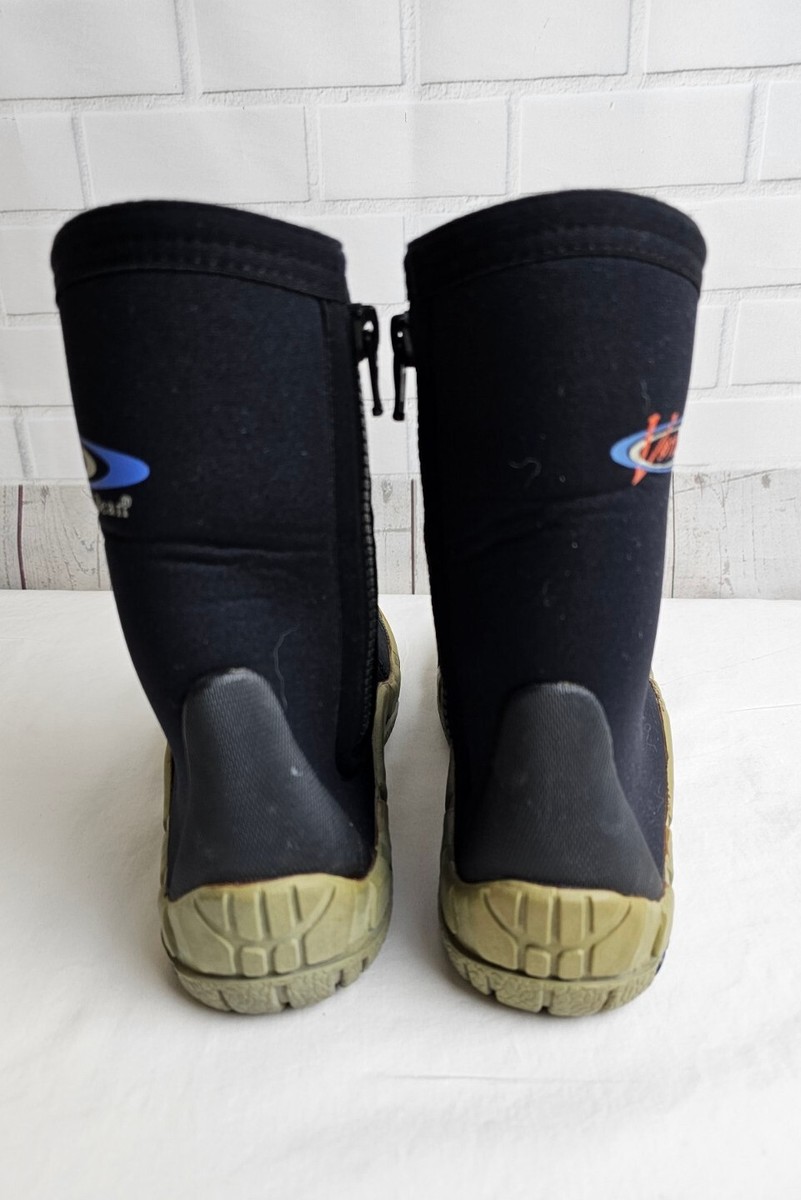 L.L. Bean Vortex Neoprene Wetsuit Black Gray , Side-Zip  display picture 3