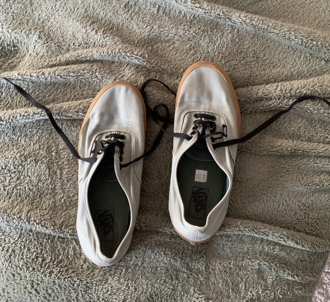 Vans authentic green gum sole sales