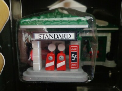  COCA COLA TRIM TREE COLLECTION 1930'S STANDARD SERVICE STATION. HO SCALE USE
