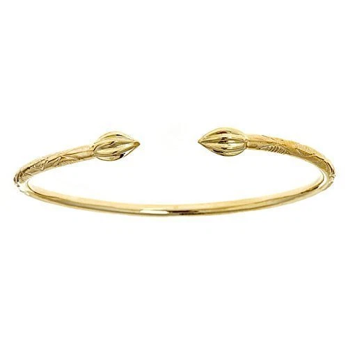 14K Yellow Gold West Yellow Gold West Indian Bang Indian Bangle w