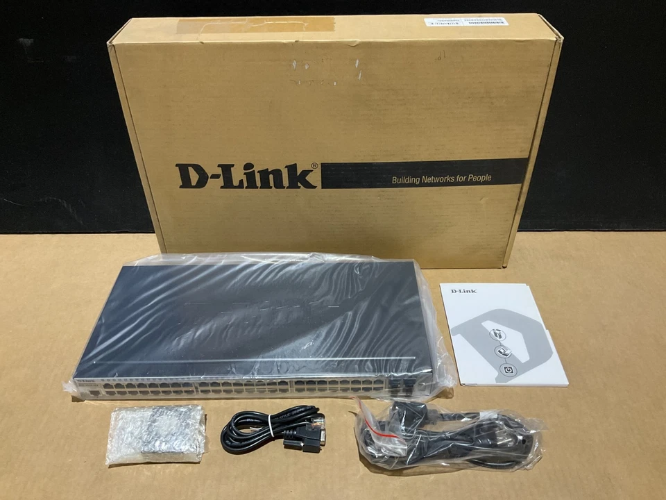 D-Link SmartPro 48 port Gigabit + 4 port 10 Gigabit SFP+ Switch DGS-1510-52X ✅❤️ - Image 2 of 4