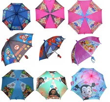Little Girls Boys Cartoon Rain Sun Umbrella Kids Children Cute Toddler Gift Toy