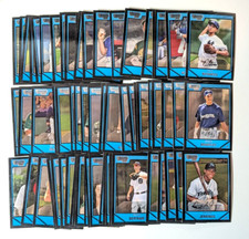 LOT of (63) 2007 Bowman Chrome 1st Prospects - Starter Set No Duplicates 63/110