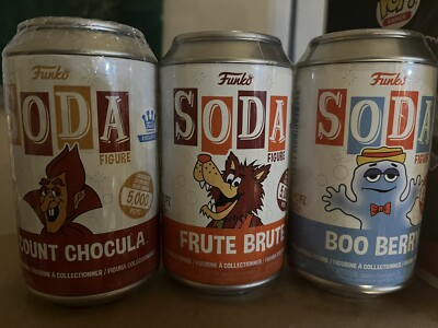 #ad Funko Soda Ad Icons Set of 3 Count Chocula Boo Berry Fruit Brute In hand $57.99
