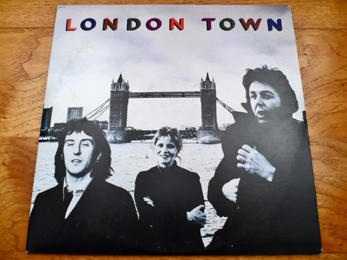 Paul McCartney Wings ♫ London Town ♫ 1978 Capitol Records Vinyl LP w/Inserts NM