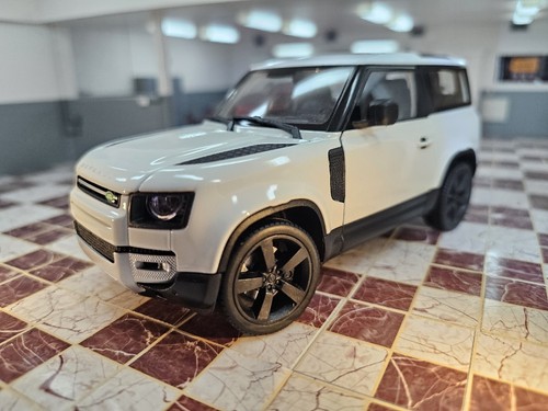 WELLY 2020 LAND ROVER DEFENDER D200 SD4 90 WHITE 1/24 SCALE DIECAST MODEL CAR - Picture 19 of 20