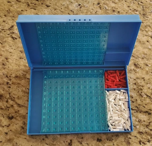 Vintage Battleship Game 1967 Milton Bradley Blue Board Replacement Board