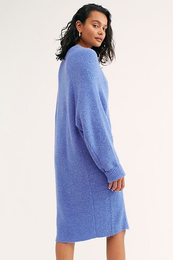 LONGLINE TUNIC SWEATER DRESS 