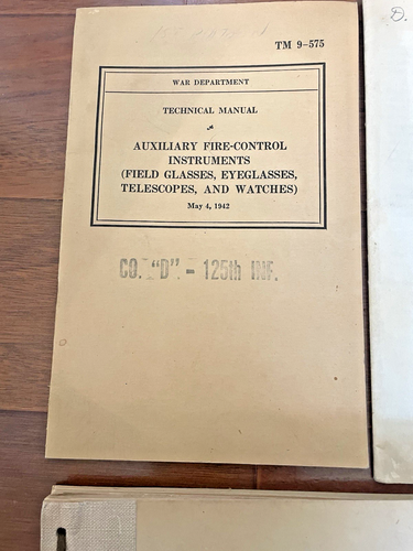 Lot Of 10 War Department Training manuals Handbook WWII World War 2 - Picture 7 of 11