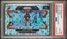 Jacy Jayne 2022 Panini Prizm WWE #83 RC Rookie Premium Box Prizm /199 PSA 10