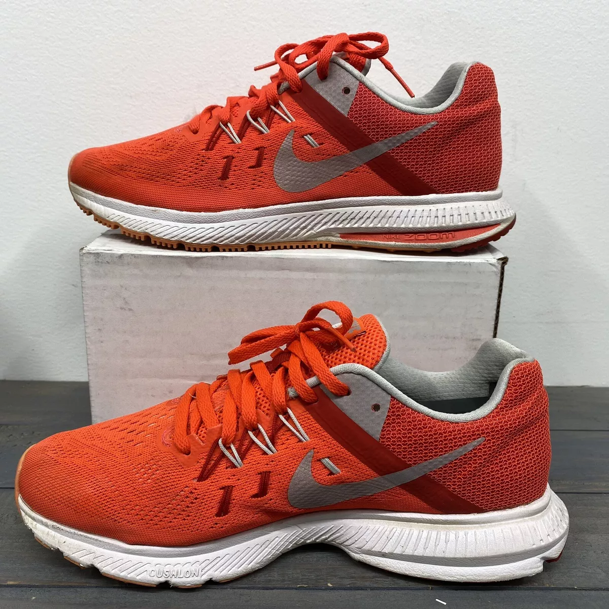 Womens Nike Winflo 2 Crimson/Metallic Running 7.5 | eBay