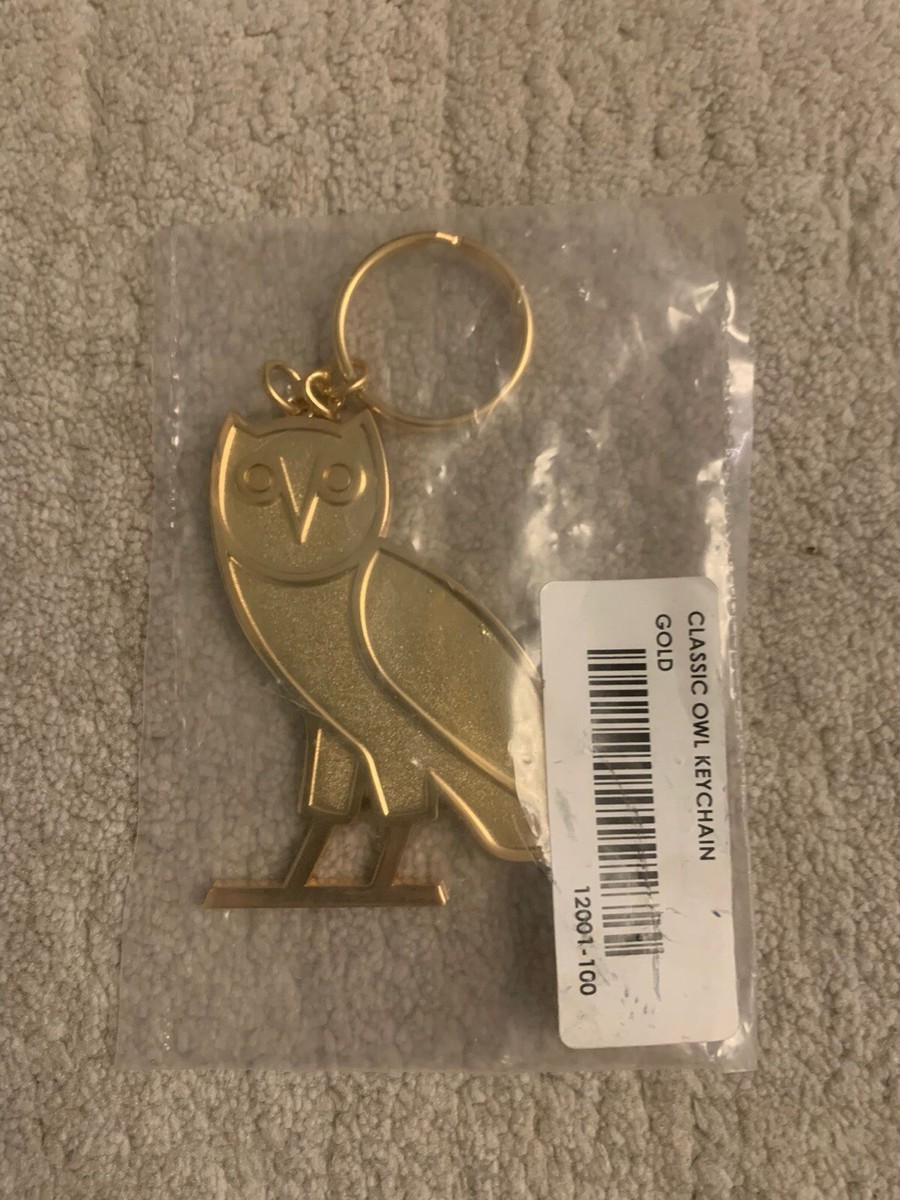 【October's Very Own】OVO フクロウロゴ ・キーチェーン OVO Classic Gold Owl Keychain | eBay