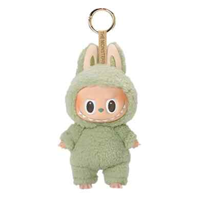 POP MART LABUBU The Monsters Exciting Macaron Plush Dolls Toy Figures Keychain
