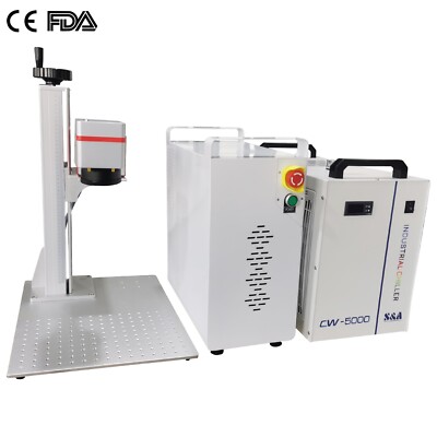 JPT 15W UV Laser Mark Machine Glass Ceramic Plastic Wood PCB Engraver Cut USA