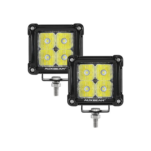 AUXBEAM 3"inch LED Work Light Bar Flood Fog Lamp Pods Offroad Driving Truck ATV - Picture 11 of 12