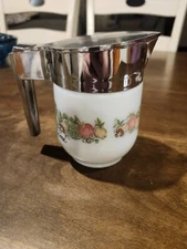 Vintage Corning Ware Gemco Creamer Pitcher 'Spice Of Life' Pot a Creme 1970s