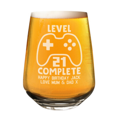 Personnalisé Artisanat Bière Baratte Verre Du Monde Go Rond 2/3 Pinte
