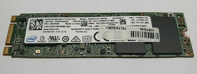 Intel Original M.2 SATA 180GB 6.0GB/s Solid State Drive SSDSCKKF180H6L Internal 