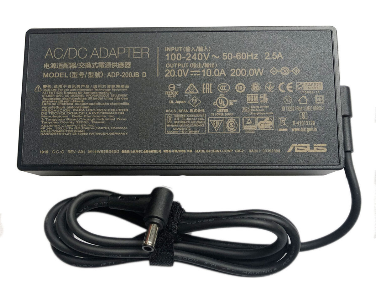 Genuine ASUS Power Adapter 200W for ASUS TUF Gaming A15 Laptop  Charger