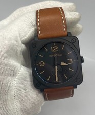 Bell Ross BRS Heritage Ceramic Men's Watch, BRS-HERI-CEM