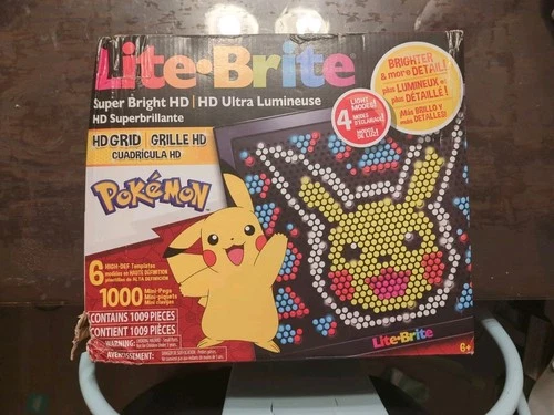 Lite Brite Super Bright HD Ultra Lumineuse Pokemon Pikachu