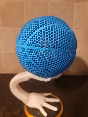 3D Printed Premium Mini Airless Basketball - BIQU PLA HR - Bounces