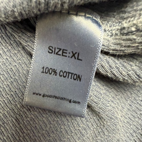 Goodlife Shirt Mens XL Blue Thermal Short Sleeve Slub Knit Cotton Made In USA - Picture 6 of 6