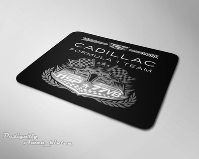 Rubber Mouse pad cadillac funny Logo Mouse Mad Usa made
