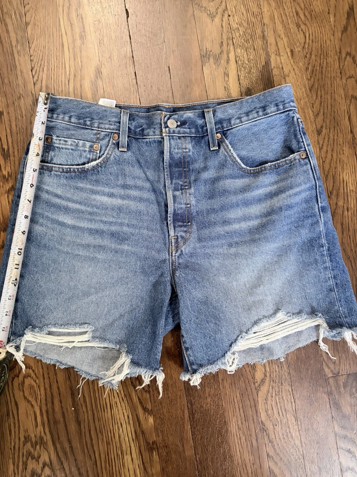 Levi's 501 Two Pairs of Women's Jean Shorts Blue, Size 31, Blue, Bundled Deal