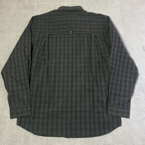 Dri-Duck Paseo Plaid Shirt Men’s Small Gray Vented Back Hiking Button Up NWT - Picture 17 of 20