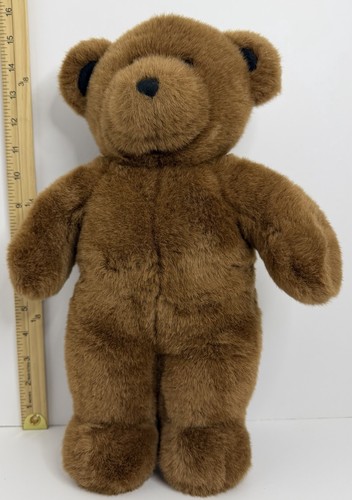 Retired Vintage Build-A-Bear Workshop Classic Brown Teddy Bear Plush Toy “Roars”