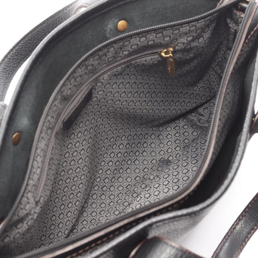 Salvatore Ferragamo Gancini Leather Brown Handbag Double Handle Auth image 3