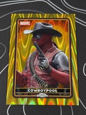 2025 TOPPS CHROME DEADPOOL GOLD WAVE COWBOYPOOL /50