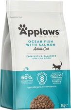 Applaws dry Cat food , ocean fish with salmon, for adult cats - 6kg (RIPPED BAG) 4.17 per kilo