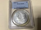 1880/9 s morgan silver dollar PCGS MS 65