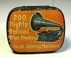 Rare Ad Gramophone Needles Tin 1920 Phonograph Pick-Up Nadeldose #18