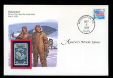 America's Patriotic Heroes #733 Richard Byrd Polar 5/9/1926 Washington DC 1989