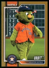 Orbit 2026 Topps #M-20 Mascots Gold #/50 Houston Astros