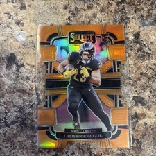 2023 Panini Select #100 Chris Rodriguez Jr. Rookie Die Cuts Washington /499