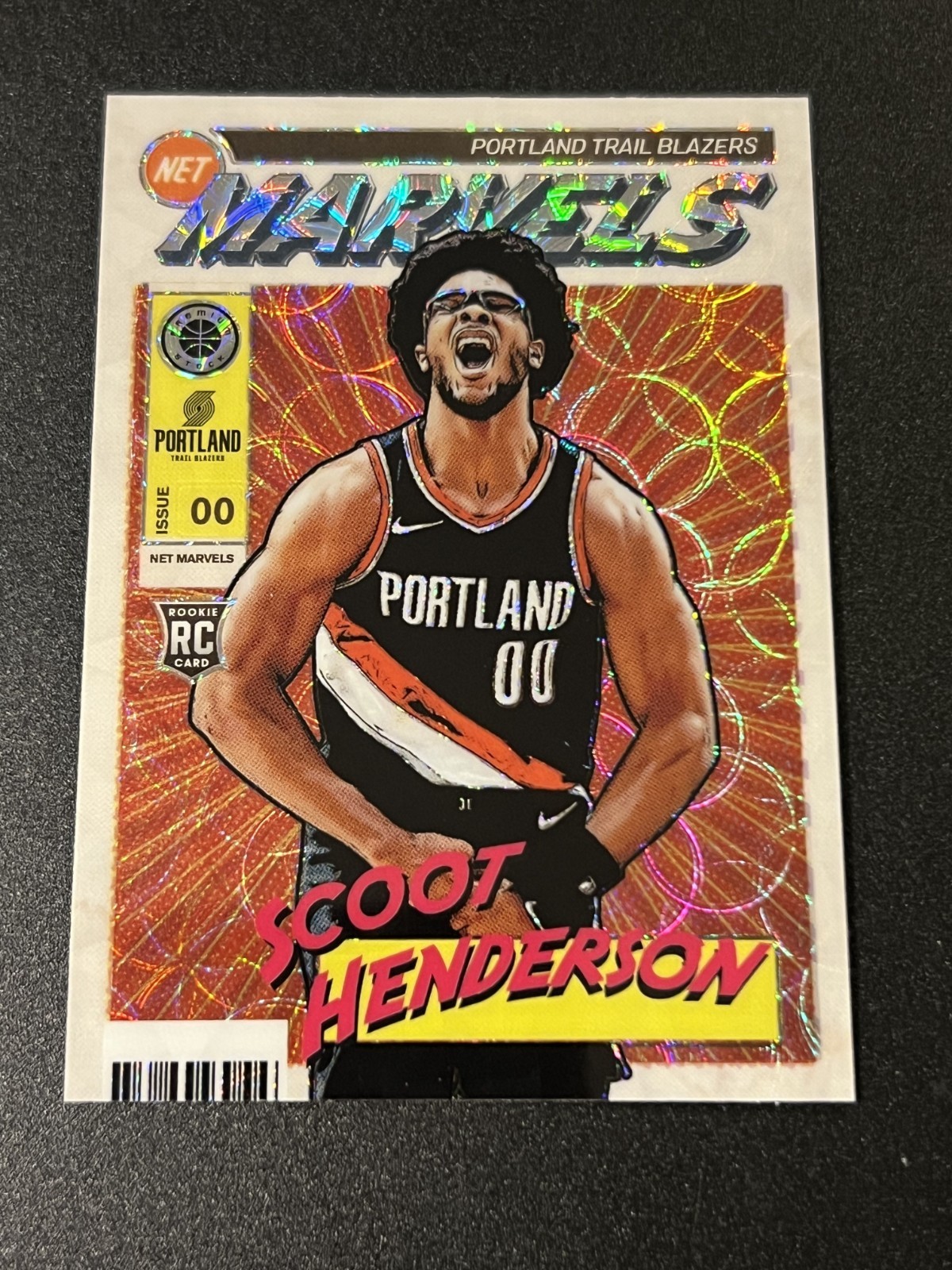 2023 Hoops Premium Stock Scoot Henderson Retro Net Marvels Refractor #14 RC